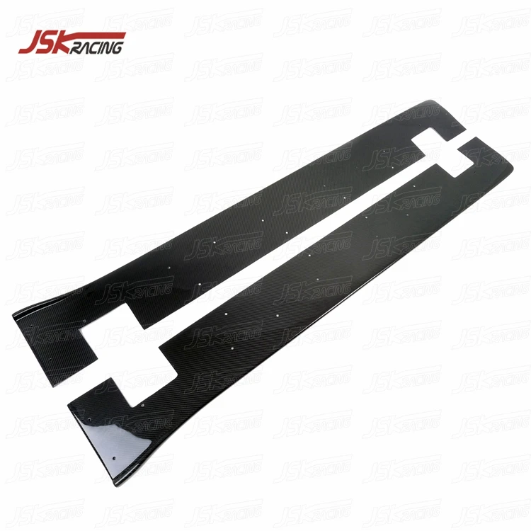 Oem Style Carbon Fiber Side Skirts Attachment For 2008-2015 Mitsubishi Lancer Evolution Evo 10
