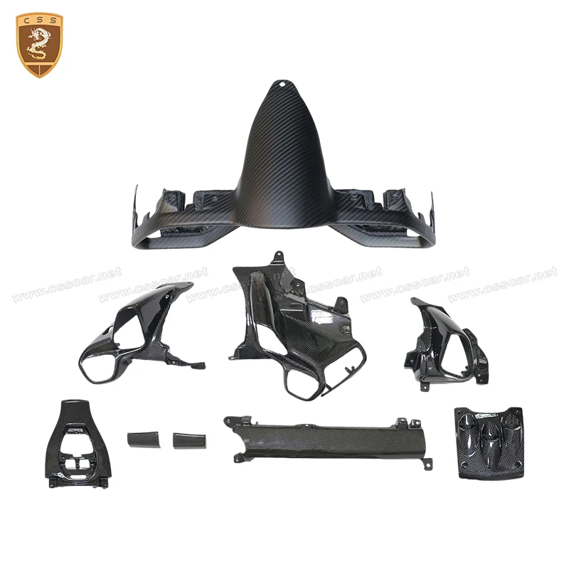 Oem Style Dry Carbon Fiber Central Control Dashboard Air Conditioner Instrument Cluster Cover