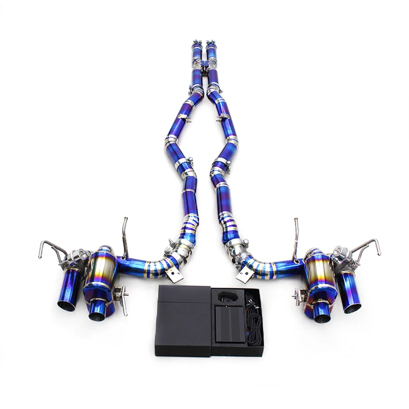 Oem Titanium Catback Exhaust For Ferrari F12 Berlinetta 6.3l V12 2013+ Sport Valved Exhaust Pipe