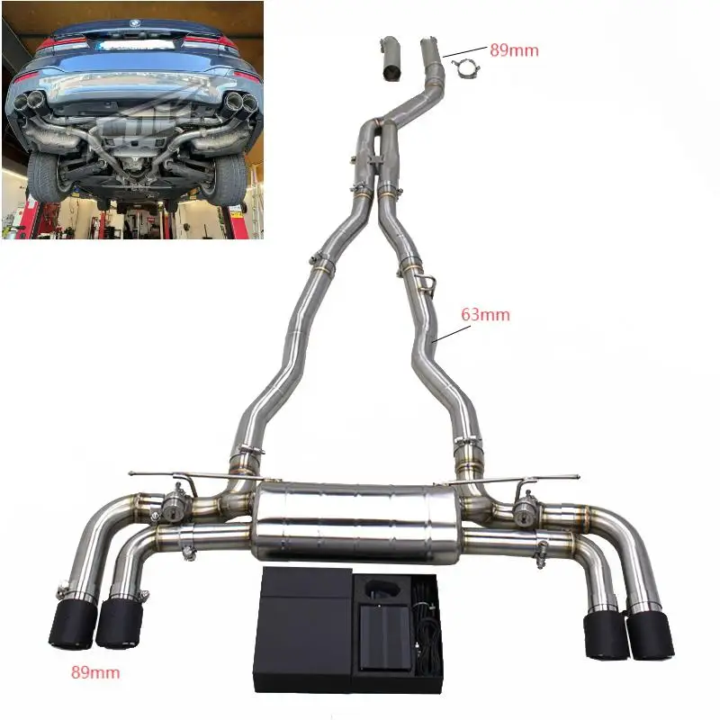 Oem Turbo Catback Exhaust System For Bmw 540 540i G30 G38 3.0t B58 2018-2024 Stainless Steel