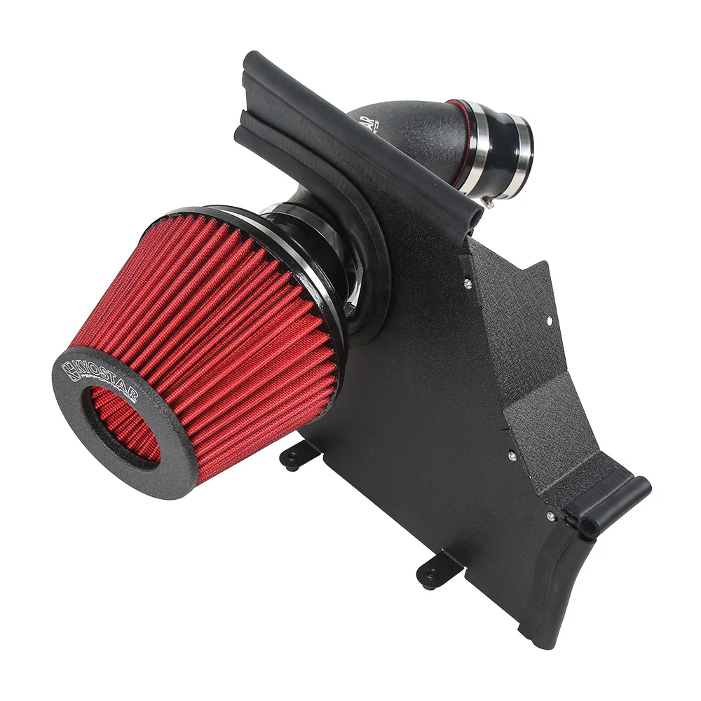 Performances For 2011+ Audi C7 C7.5 A6 A7 3.0t High-flow Aluminum Series True 3.5'' Velocity Stack Cold Air Intake System