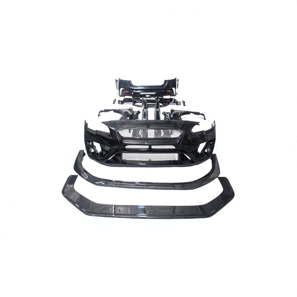 Portion Carbon Fiber Body Kit Fit For 15-19 Va Wrx S4 & Wrx Sti Sedan Vs Arising Ii Style Bumper