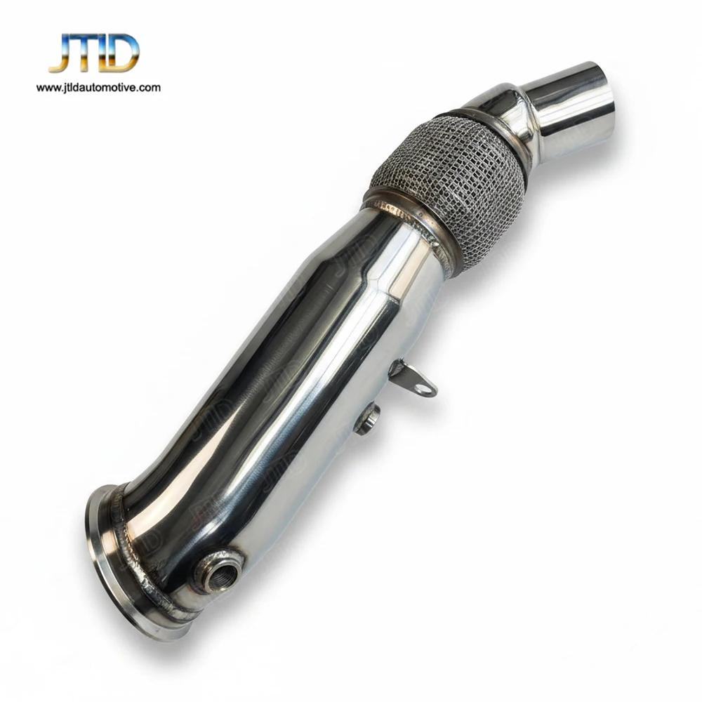 Premium Stainless Steel Smooth Pipe Design For N20 2.0l Vehicle Fitment Front Exhaust Pipe For Bmw