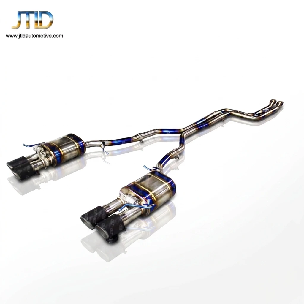 Premium Titanium Alloy Mid Pipe Rear Exhaust System For Bmw Z4 E89 3.0 35i 35is Smooth Pipe Design