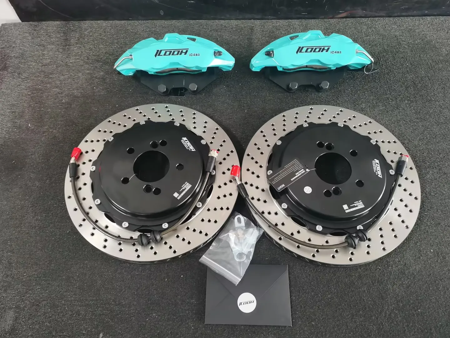 Racing Big Brake Kit Upgrade 6 Piston Caliper 380mm For Ford F150 Raptor Focus Chevrolet Camaro