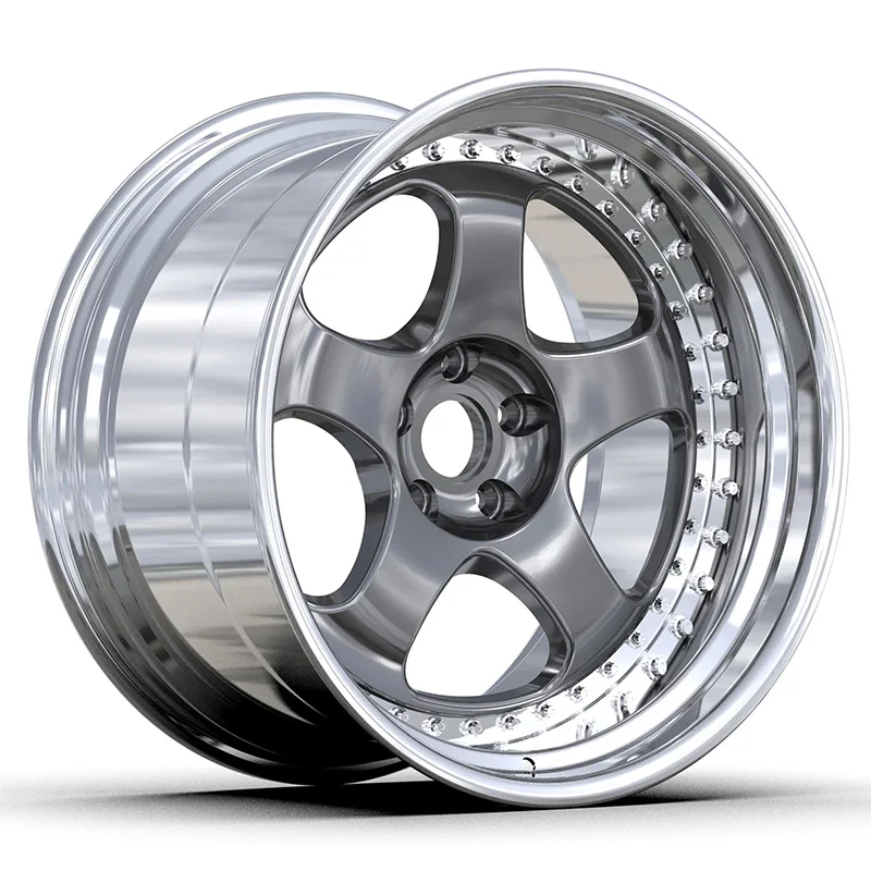 Racing Car Wheels 18 19 20 21 22 23 24 26 Inch 5x112 Chrome Gun Gray Deep Dish Aluminum Alloy Forged Rims For Audi R8 Bmw Benz