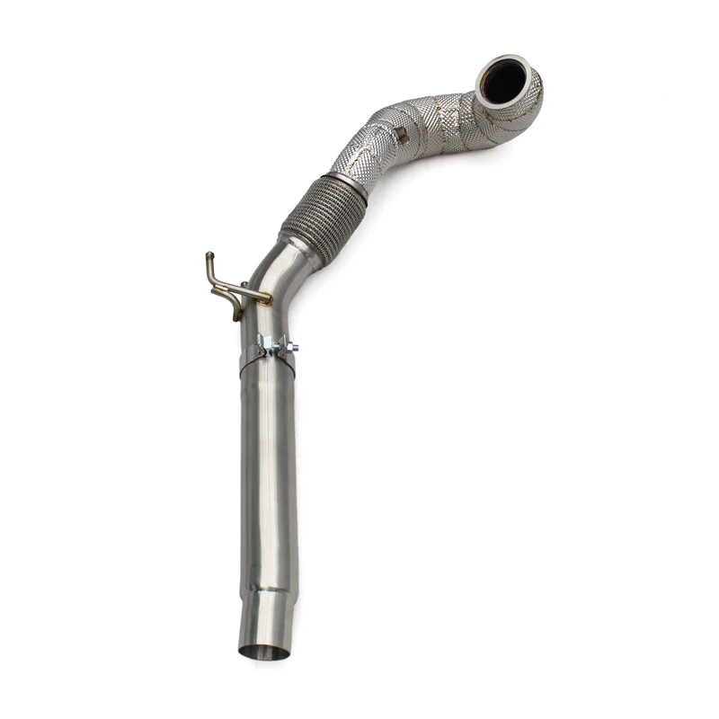 Racing Downpipe For Vw Golf 7/7.5 Mk7/mk7.5 Gti 2.0t 2014-2020 Stainless Steel Exhaust System Free