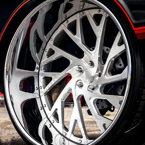 Rcsr Custom 20 22 24 26 28 Inch For Wheels Rims Deep Dish 7 8 9 Lips Alloy Passenger Car Wheels For Chevrolet Truck