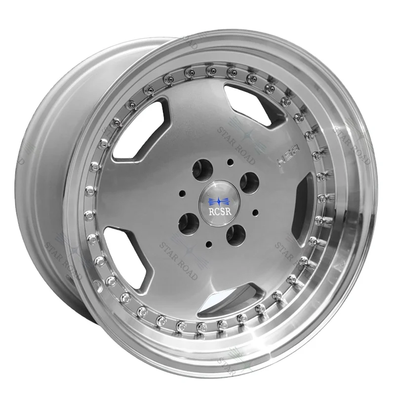 Rcsr Customized 16 17 18 19 20 One Piece Wheel Forged Aluminium Alloy Passenger Car Wheels For Mercedes
