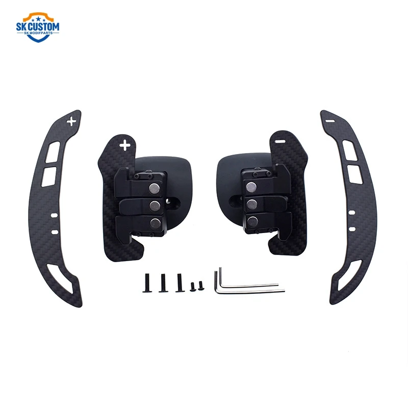 Real Carbon Fiber Magnetic Paddle Shifter For Dodge Charger Srt Durango Challenger Jeep Grand