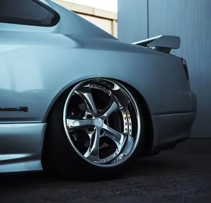 Rscr Custom Chrome 2-piece Forged Aluminum Alloy Wheels 17 18 19 20 Inch Polished Wheel Rims 5x112 5x120 5x114.3 Vskf Wheel Rims