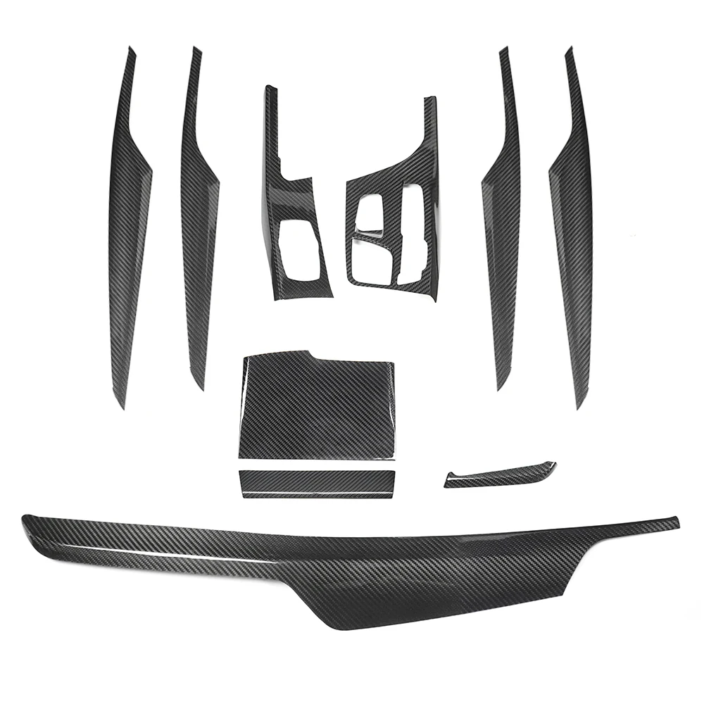 Shasha Carbon Real Dry Carbon Car Interior Kits For BMW G30 G31 G38 G32 GT 5 Series