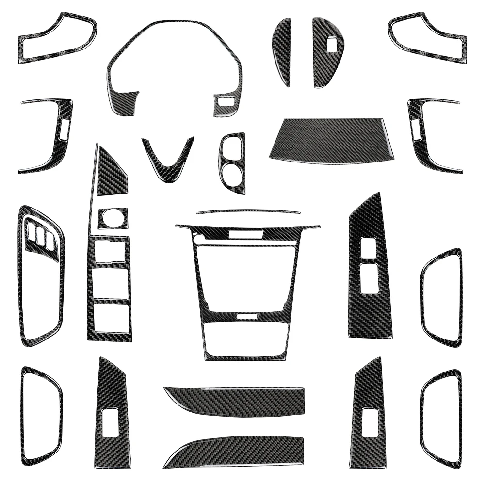 Shasha OEM Service Real Carbon Fiber Full Interior Kit For Acura TLX 2015-2020