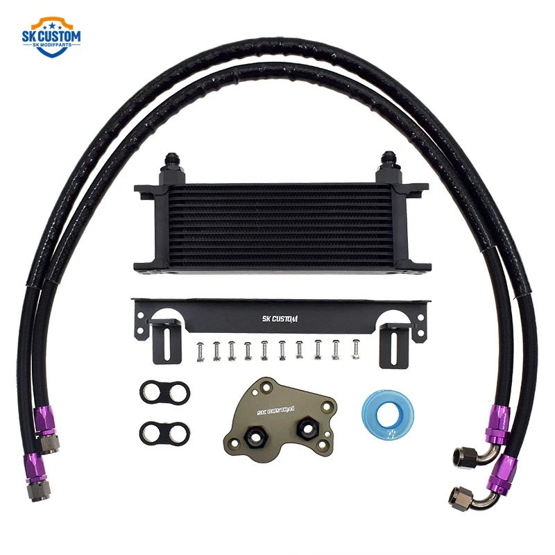 Sk Custom Mini R50 R52 R53 Engine Oil Cooler Kit For Bmw Mini Jcw Gp Cooper S John Cooper 1.6t
