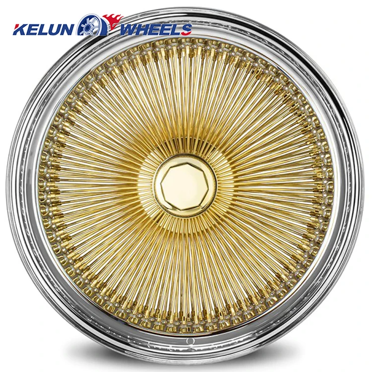 Spokes Foregd Wheel Rose Gold/center/all Gold/chrome 20"22"24"26" 22 Rims Chrome Spoke Rims