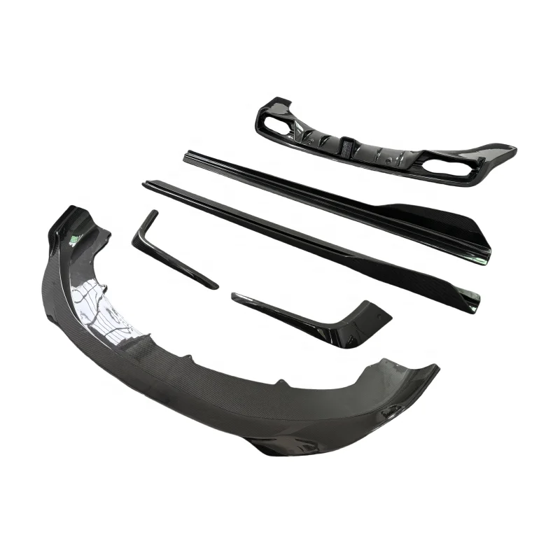 ST Style Carbon Fiber Body Kit Front Lip Canards Diffuser Side Skirt Spoiler For Bentley Continental GT 2015-2017