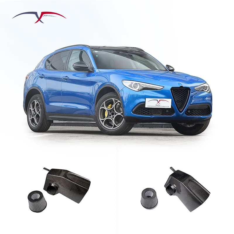 Suitable For Alfa Romeo 2.0t Car Parts Carbon Fiber Cold Intake System Kit Cold Intake Filtration System