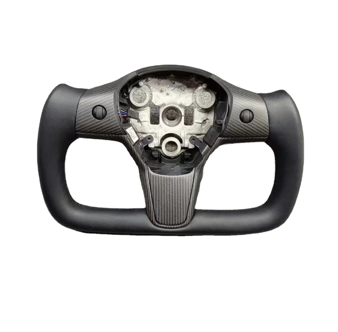 Tesla Model 3 & Y Yoke Steering Wheel Carbon Fiber Customized With Or Without Heating
