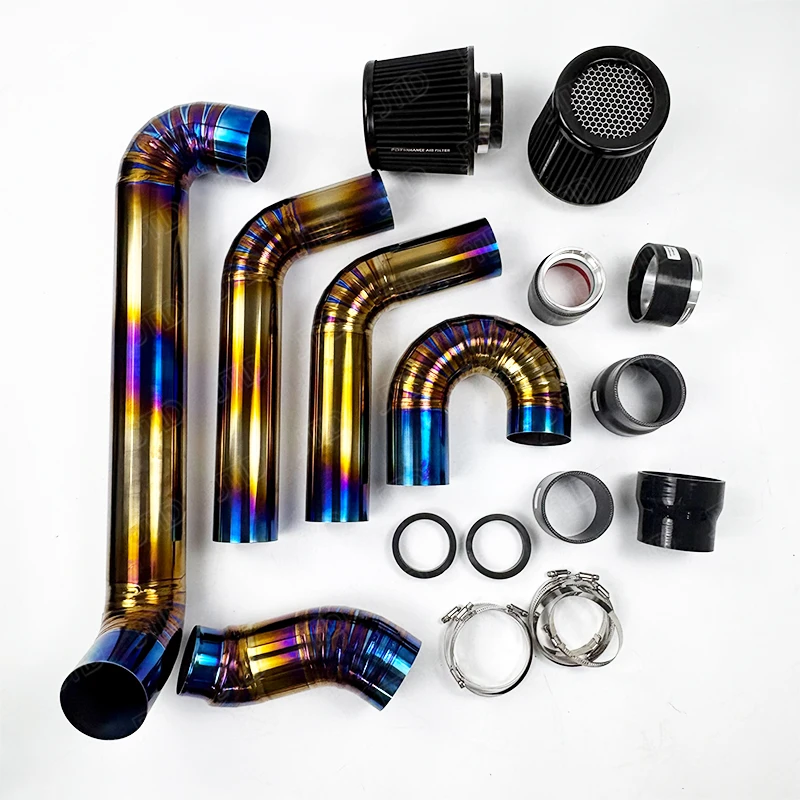 Titanium Alloy Burnt Gold Intake Pipe System For Bmw For Bmw S58 Engine G8x M3 M4 Intake Front
