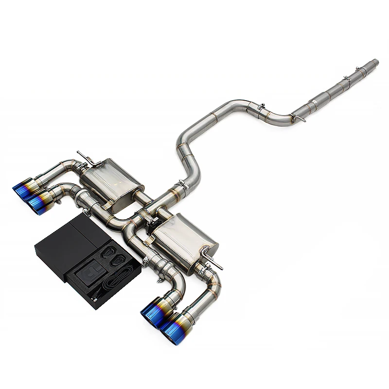 Tuning Resonator Midpipe Catback For Vw Golf 7/7.5 Mk7/mk7.5 Gti 2.0 2014-2020 Stainless Steel