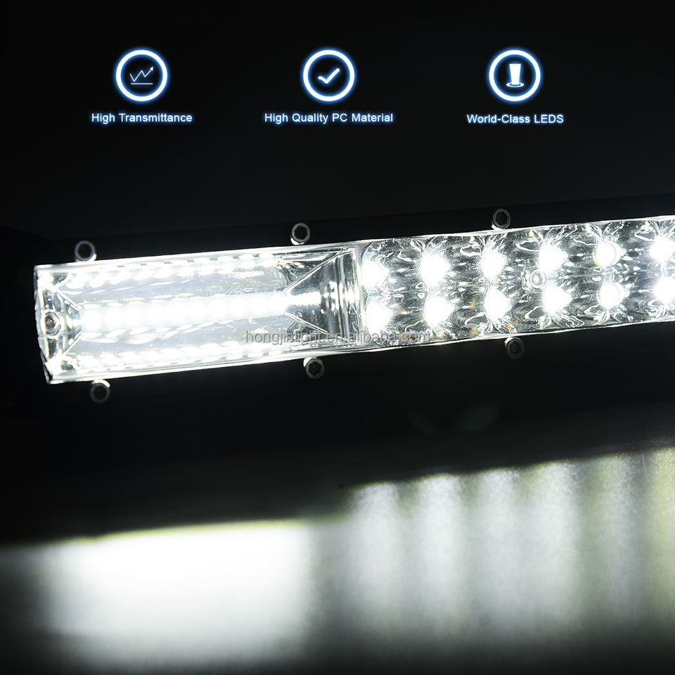 Universal 2-Row LED Light Bars - 22-52 Inch, 180W-360W, 12V/24V Off-Road | Light Bar & LED Bar