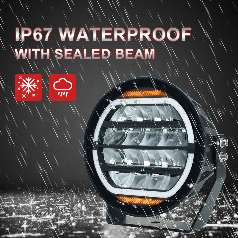 Universal LED Work Driving Lights - 5/7/9 Inch, Spot/Amber, Off-Road | LED Pods & Ditch Lights — photo 4