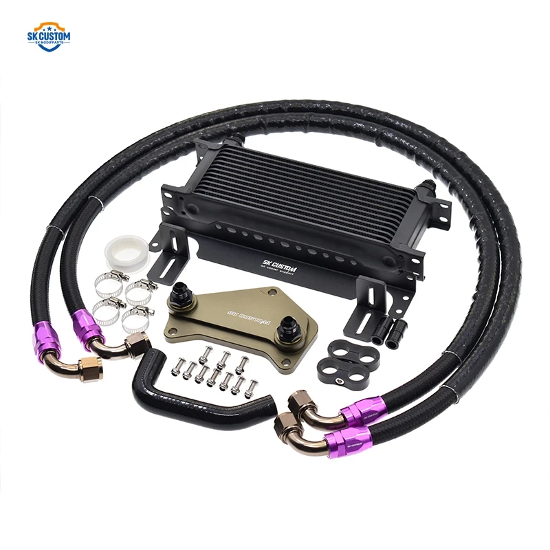Vag Vw Audi Golf Mk5 Mk6 Gtl Dq250 6 Speed Dsg Oil Radiator Cooler Kit