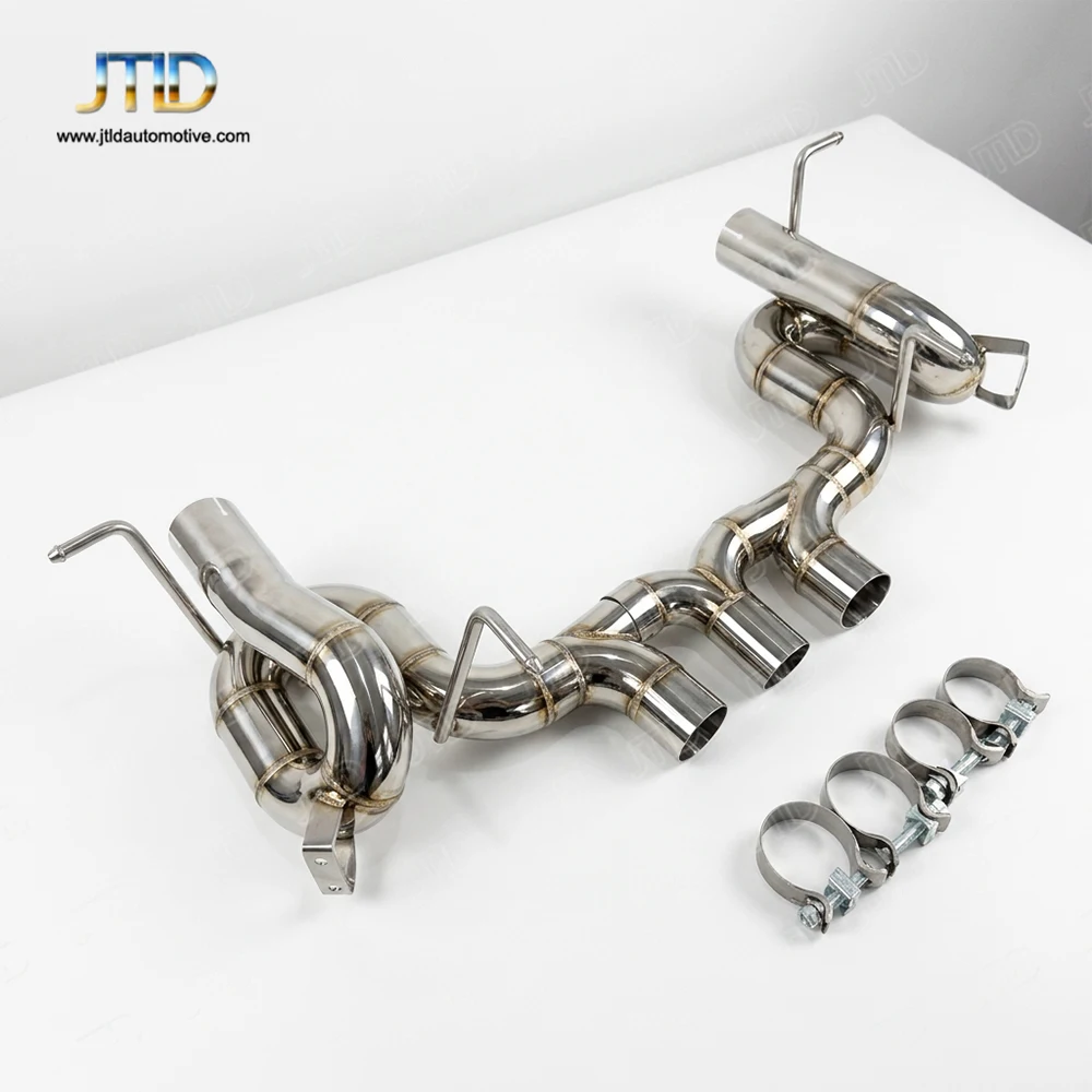 Vehicle Fitment Focused Stainless Steel Rear Exhaust For Ferrari 458 Precision Pipe Structure