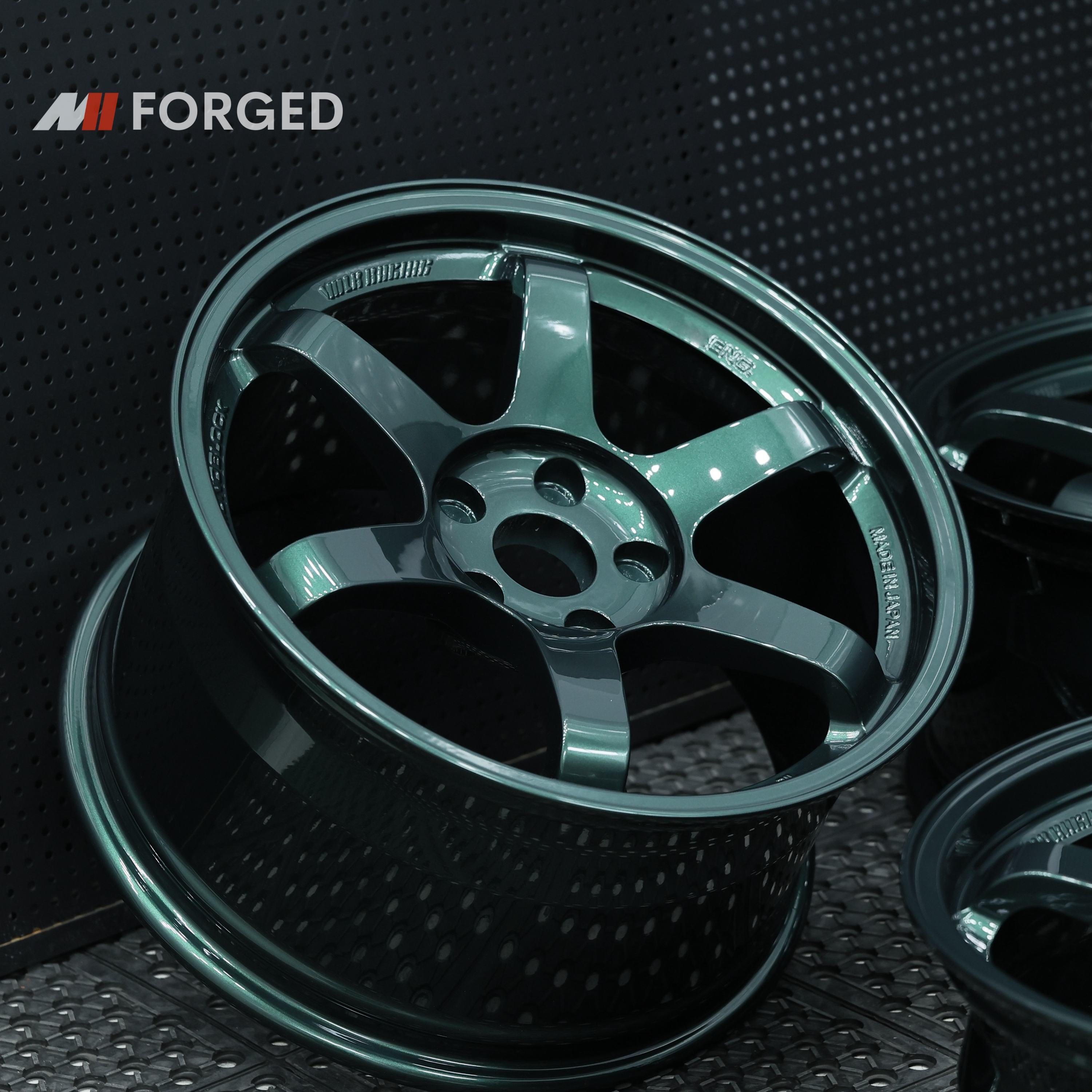 Volk Racing Racing Green Te37SL Te37 SL 5x112 5x120 5x114.3 5x100 17x9 18x9.5 for BMW E36 E46 E92 F80 M3 F82 G82 M4 350Z 370Z