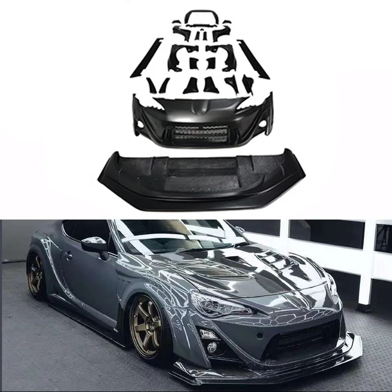 Vrs Style Wide Body Kit Carbon Fiber Fibre Bodykit For Toyota Gt86 Subaru Brz Wuth Front/rear