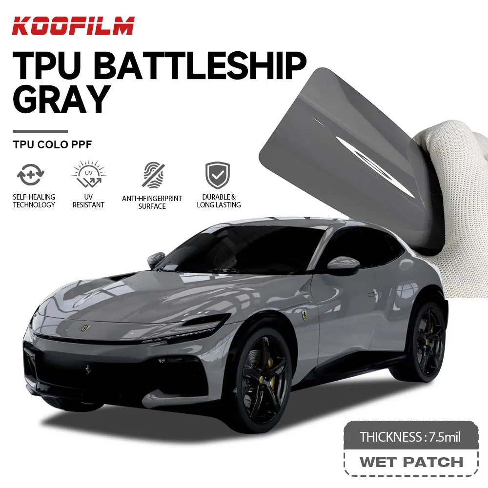 Wholesale Super Bright Gray Tpu Wrap Ppf Film Color Change Paint Protection Film For All Cars 300+ Colors Made Tpu Material
