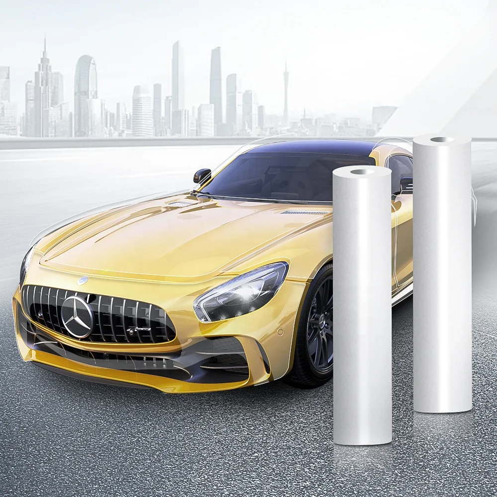 Wholesale Tph Pu Transparent Car Body Paint Protection Film Ppf Self Healing And Anti Scratch Pvc Vinyl Wrap For New Cars