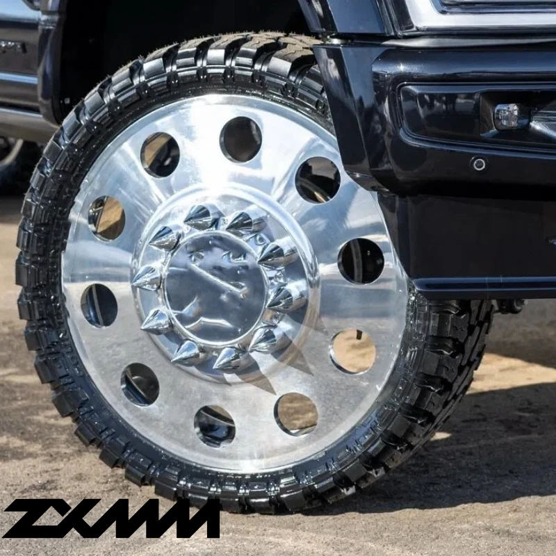Zxmm Forged Alloy Dually Rim Wide Wheels For Truck Ford Truck Gmc Silverado 22 24 26 Inch 8x210 10x285.75 Wide Wheels